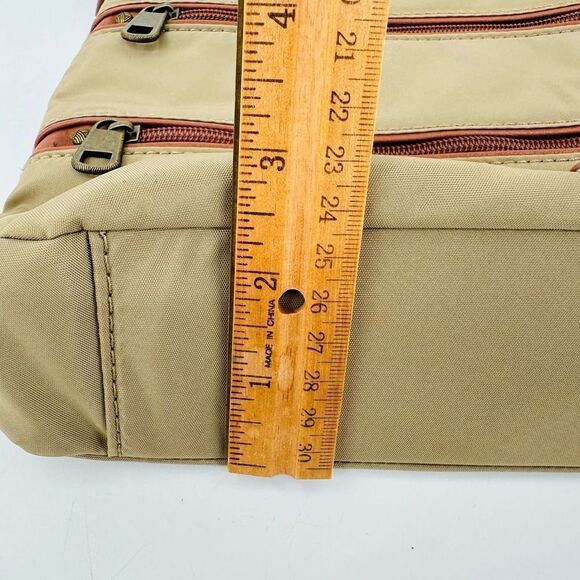 The Sak Esperato Nylon Crossbody Traveler Organizer Tan EUC! Lightweight Utility - Picture 9 of 12